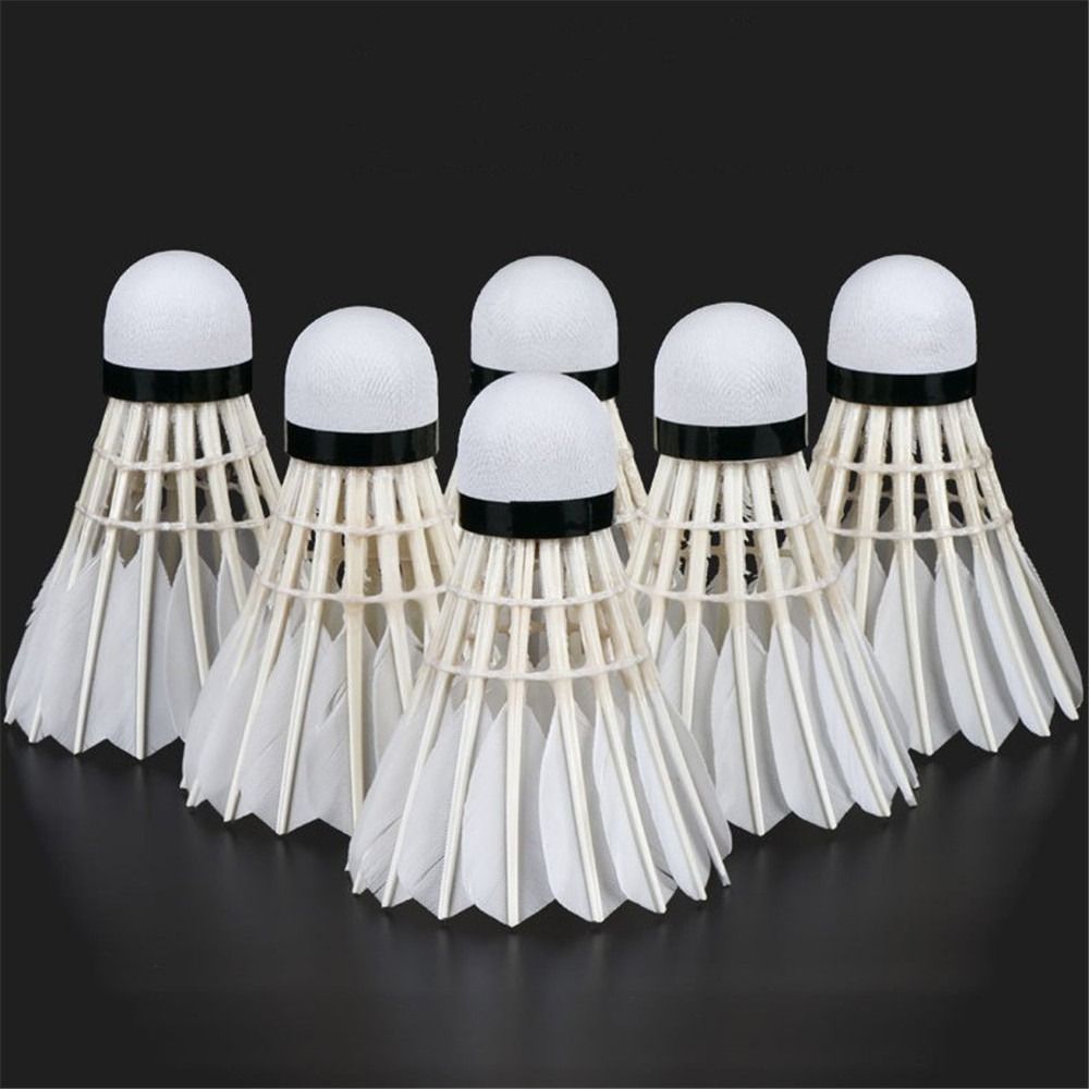 Feather Shuttlecock - 3/6/12 szt. Nowe Białe Lotki do