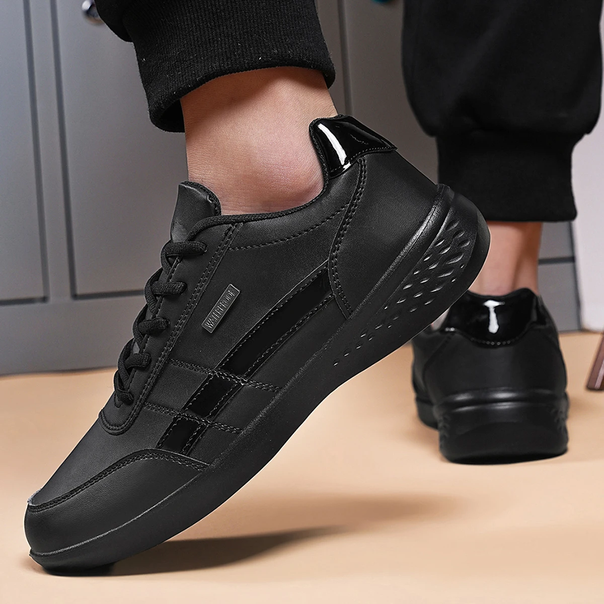 Skórzane buty męskie PU, sneak – Badminton Shoes Men recenzja i cena