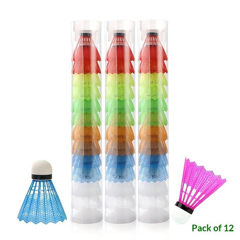 ~6/12 sztuk – wytrzymałe plast – Badminton Shuttlecock recenzja i cena