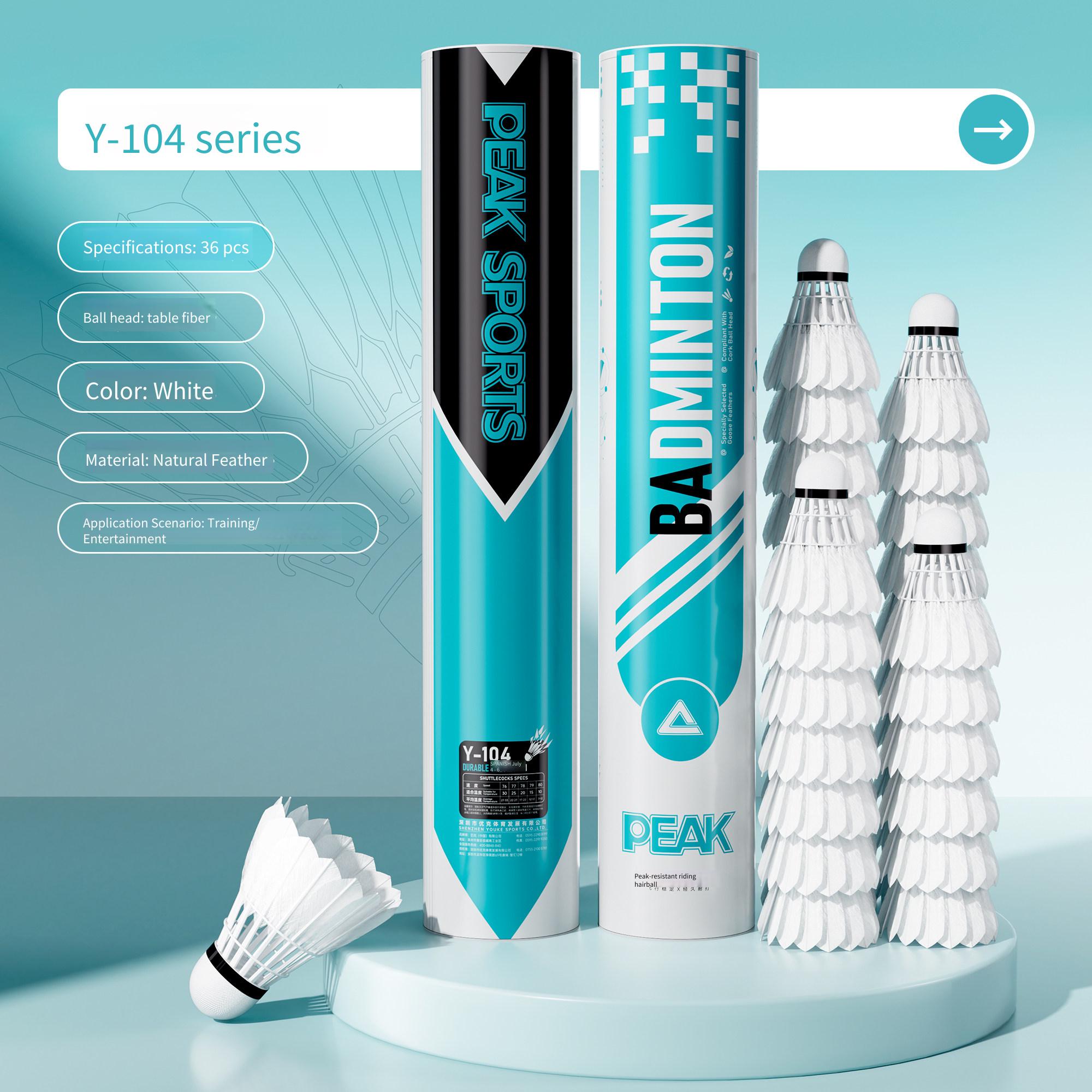 Piłeczki do badmintona PEAK z  – Feather Shuttlecock recenzja i cena